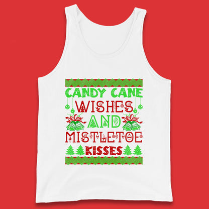 candy cane christmas tank top