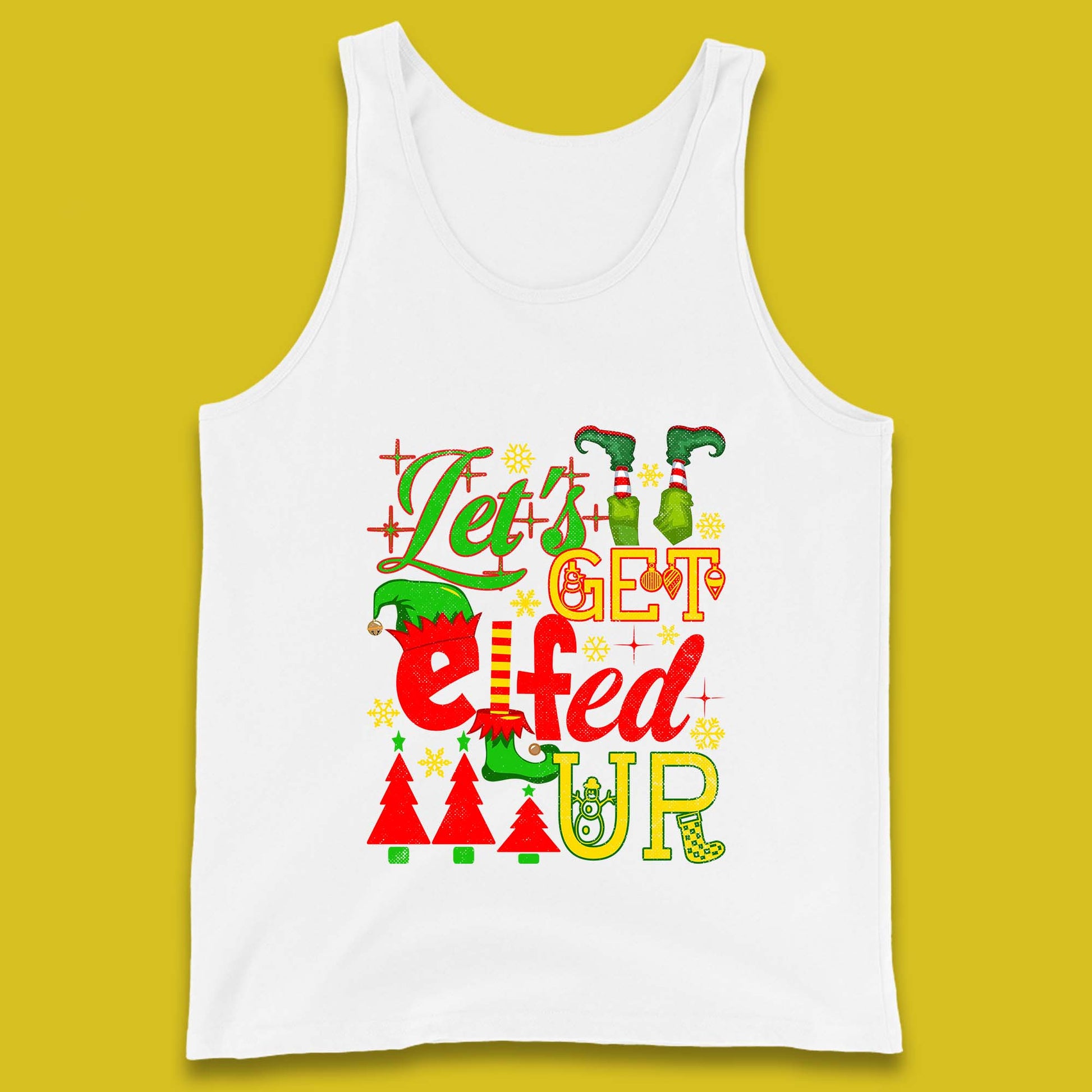 christmas elf tank top