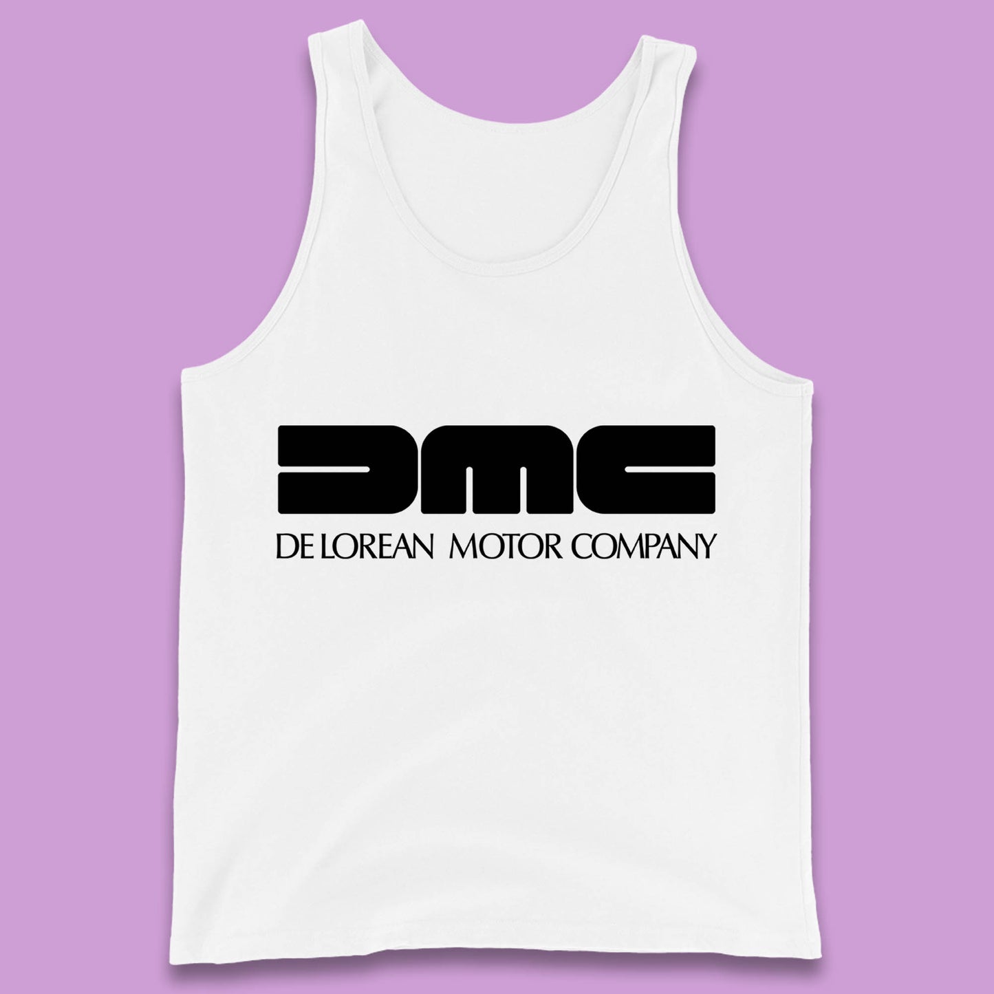 DeLorean Motor Company (DMC) Vintage Logo Back To The Future Tank Top