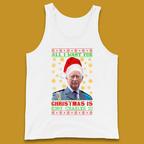 Want King Charles III For Christmas Tank Top