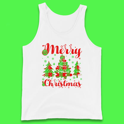 merry christmas trees tank top