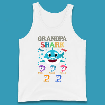 Personalised Grandpa Shark Tank Top