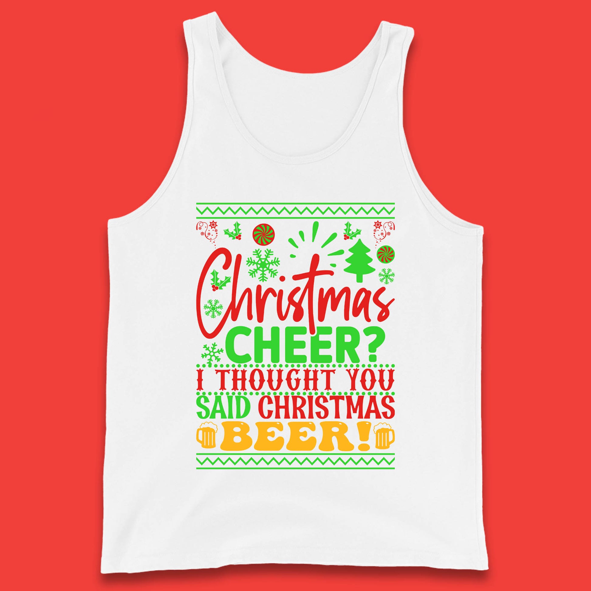 christmas cheer tank top
