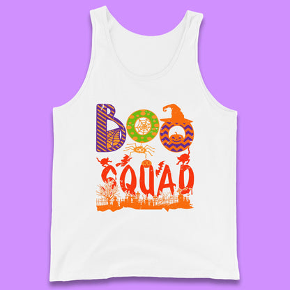 Boo Squad Halloween Matching Costume Horror Boo Crew Tank Top