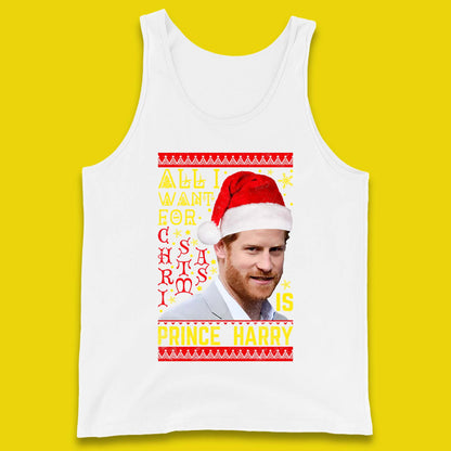 Prince Harry Christmas Tank Top