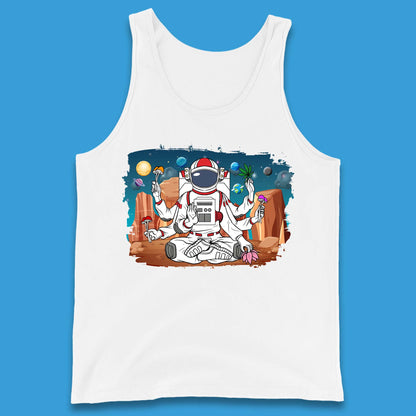 Meditating Astronaut Yoga Tank Top