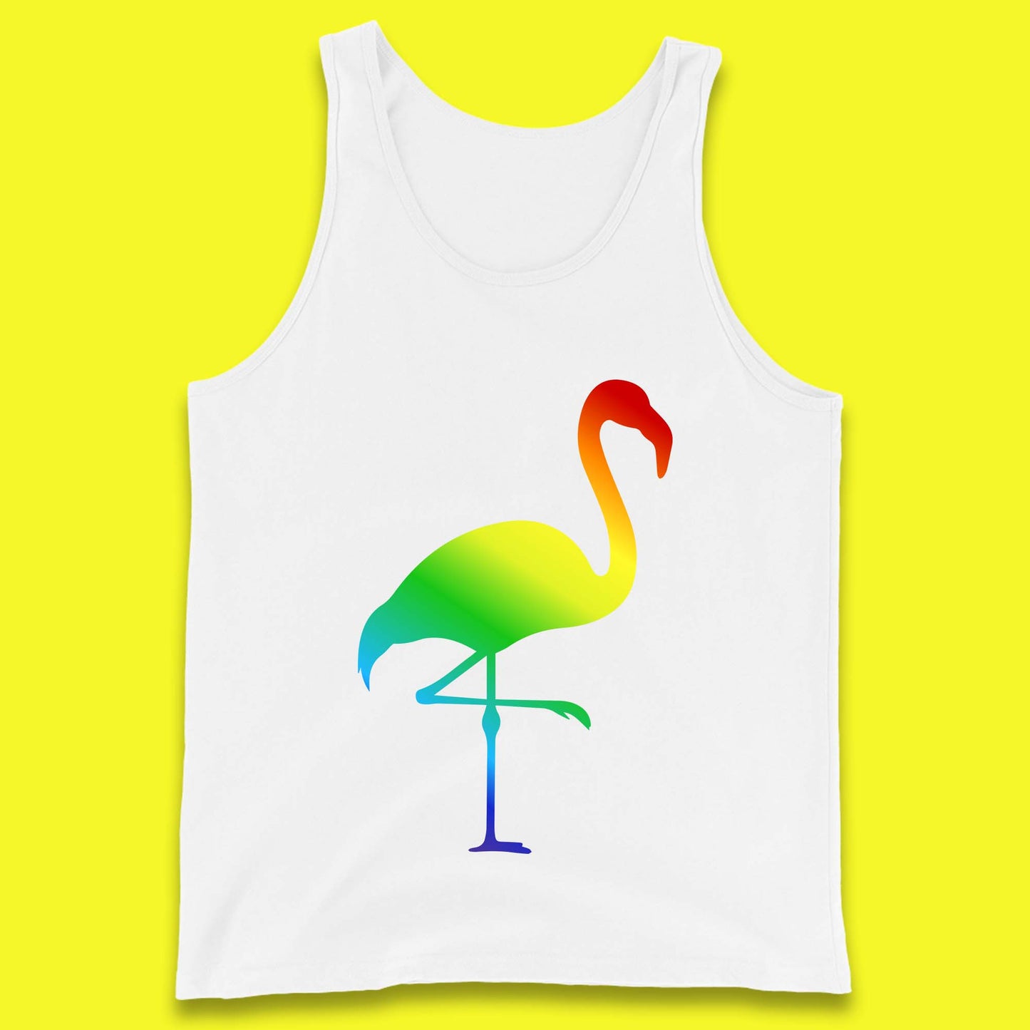 Rainbow Flamingo LGBTQ Gay Rights Pride Parade LGBT Flamingo Lovers Tank Top