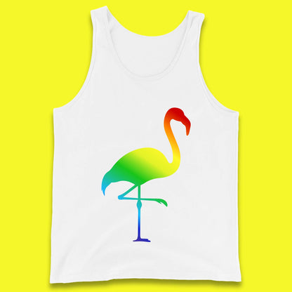 Rainbow Flamingo LGBTQ Gay Rights Pride Parade LGBT Flamingo Lovers Tank Top