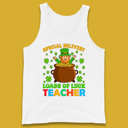 Special Delivery Loads Of Luck Teacher Tank Top