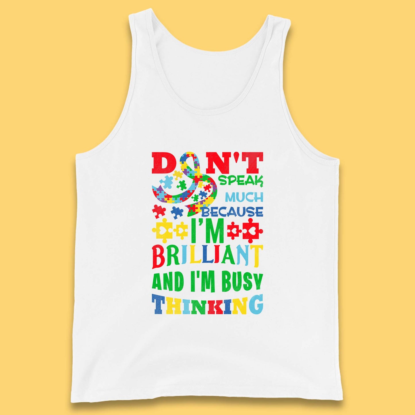 Autism Busy Thinking Tank Top