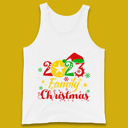  Christmas Pajamas Xmas Tank Top