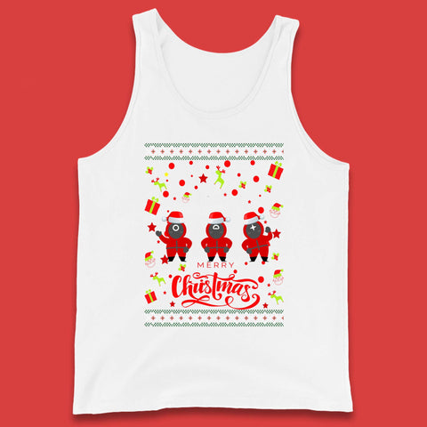 Squid Game Guards Christmas Tank Top