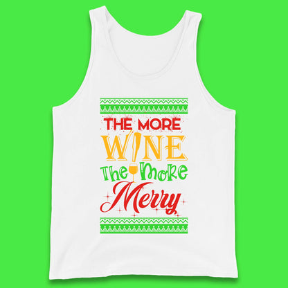 More Wine More Merry Christmas Tank Top