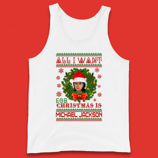 Michael Jackson Christmas Tank Top