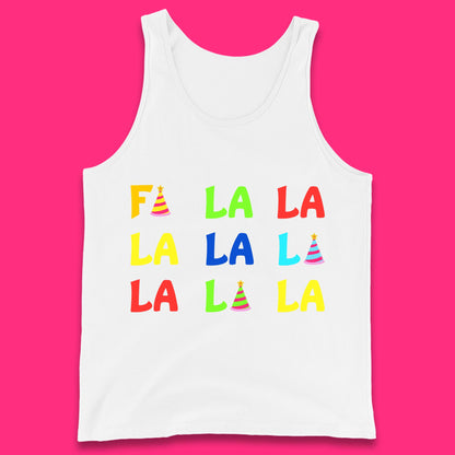 fa la la la christmas song tank top