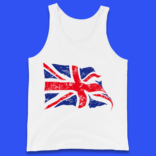 UK Flag Britain England Union Jack United Kingdom British Flag Patriotism Tank Top