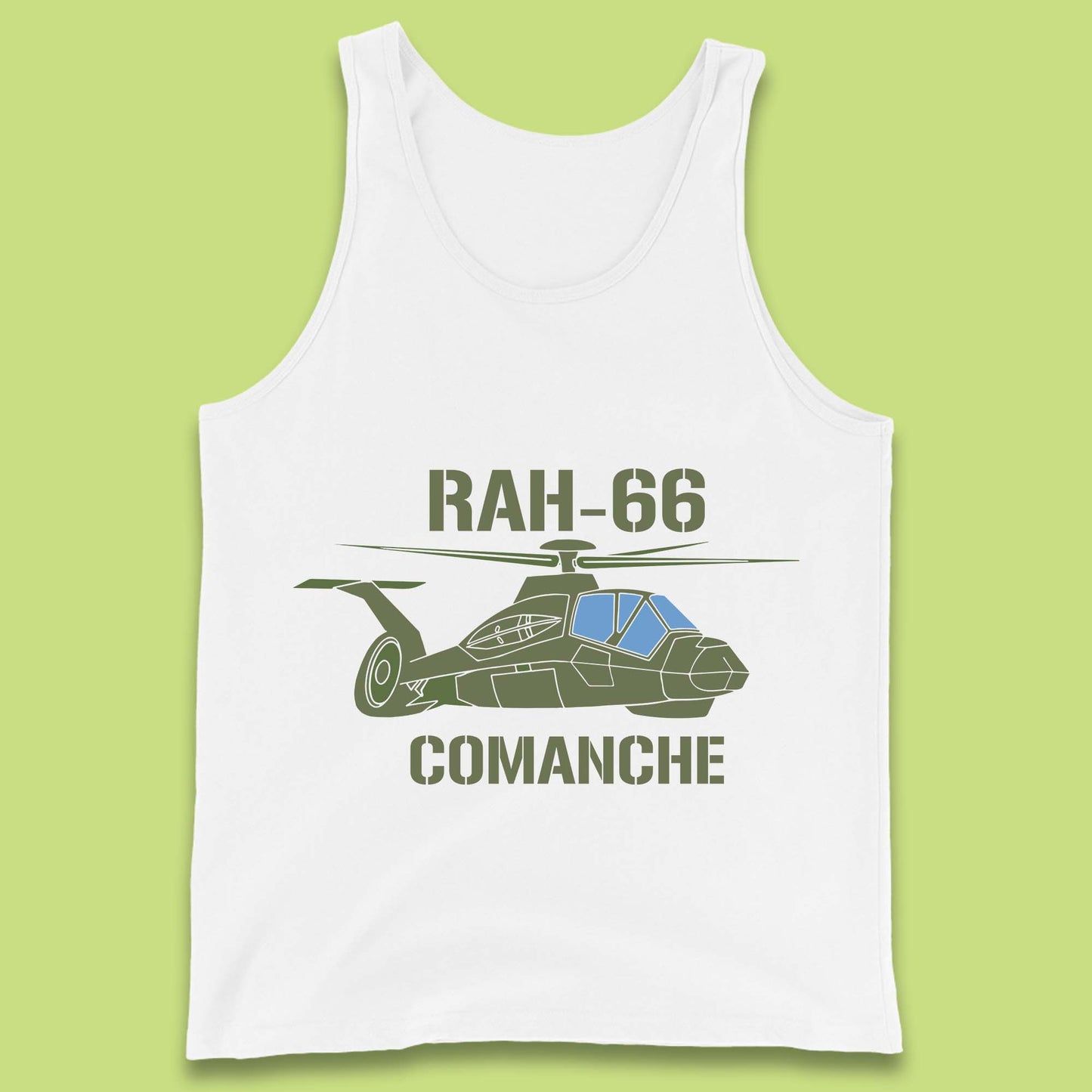 Boeing–Sikorsky RAH-66 Comanche US Army Gunship Attack Helicopter Tank Top