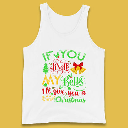 jingle bells funny tank top