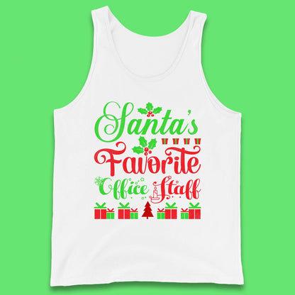 Office Staff Christmas Tank Top