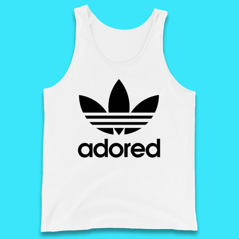 The Roses Adored Inspired Brand Style Old Logo Spoof Wanna Be Adored Lovers Gift Tank Top