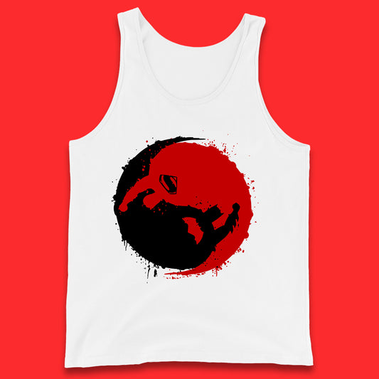 Dc Comics American Superheros Superman And Batman Fictional Movie Character Anime Yin Yang Spoof Tank Top