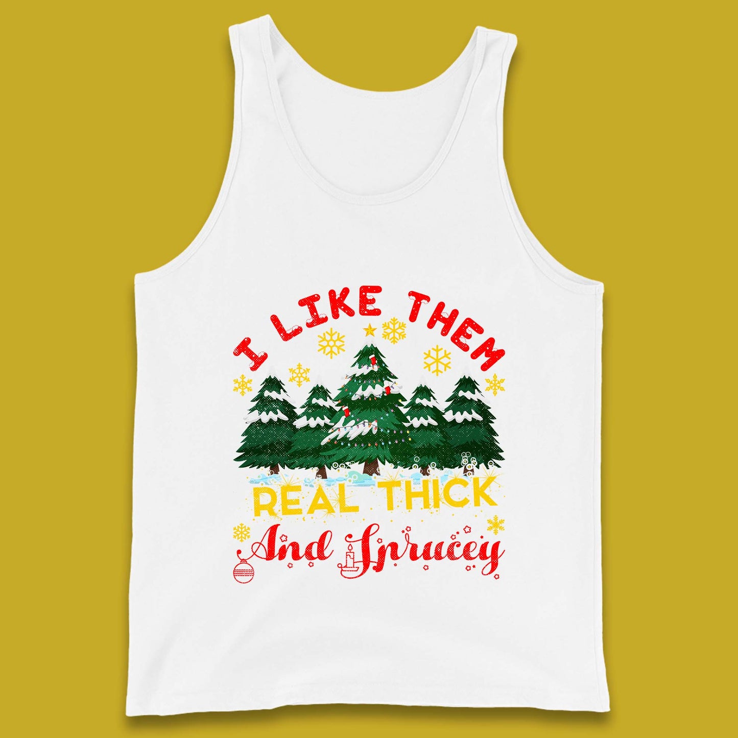 christmas tree tank top