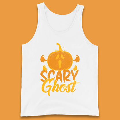 Scary Ghost Halloween Scream Ghost Face Horror Scary Pumpkin Ghostface Tank Top