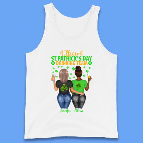 Personalised St. Patrick's Day Drinking Team Tank Top
