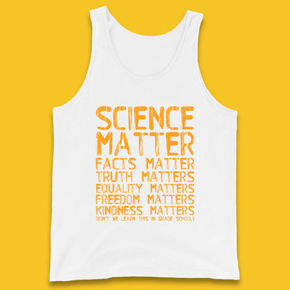 Science Matters Facts Matters Tank Top
