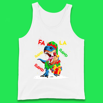 christmas dinosaur tank top