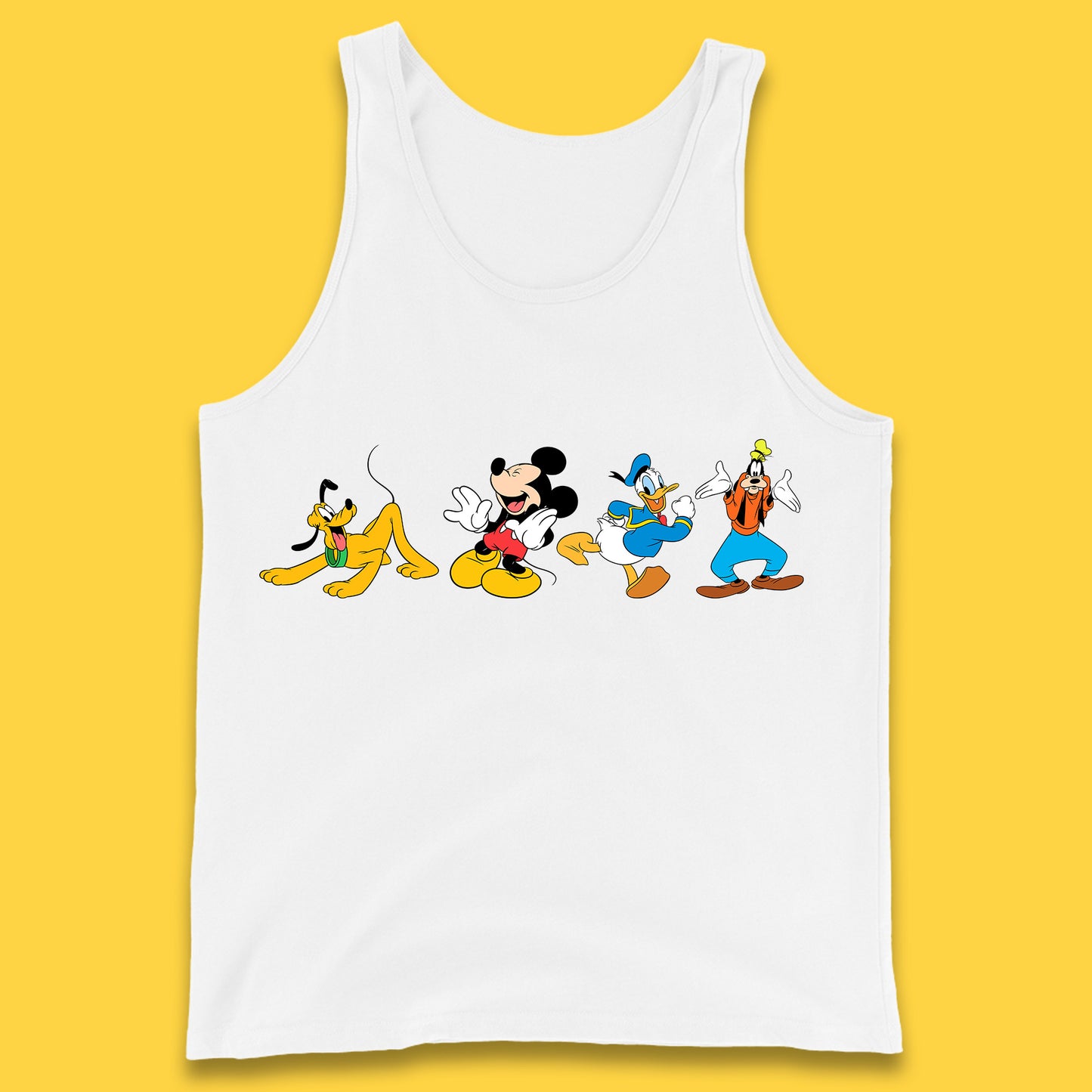 Mickey And Friends Mickey Mouse Daisy Duck Pluto Goofy Donald Duck Disney Group Disney Best Friends Tank Top