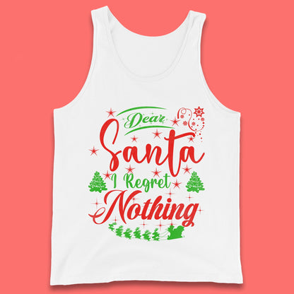 dear santa i regret nothing tank top