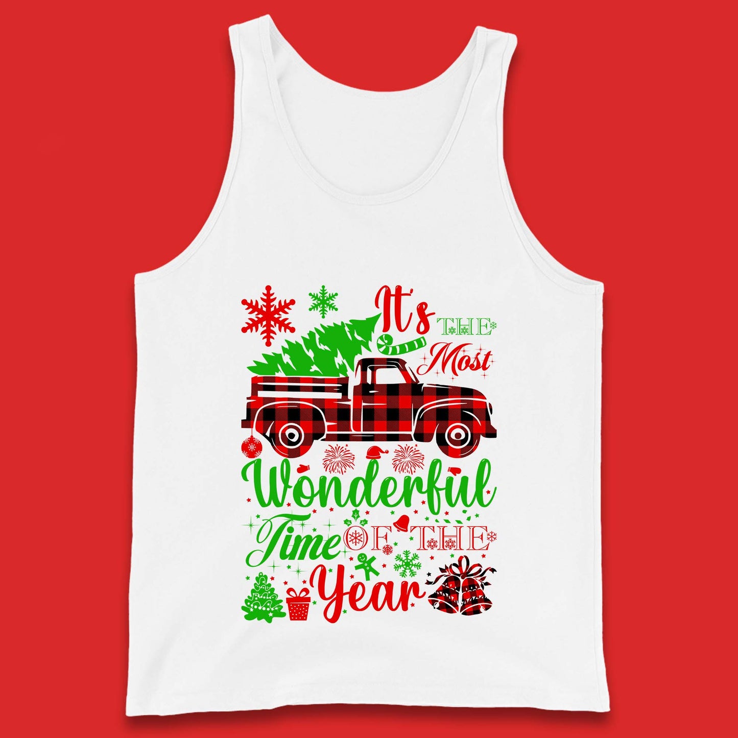 Wonderful Time Of The Year Christmas Tank Top