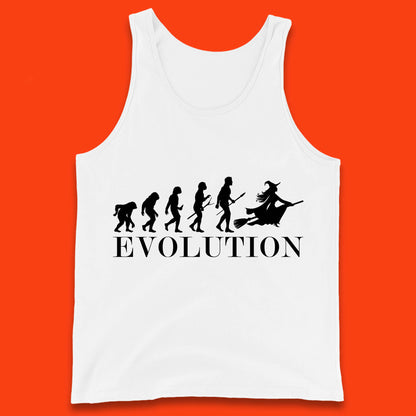 Witch Evolution Halloween Scary Spooky Witch Costume Tank Top