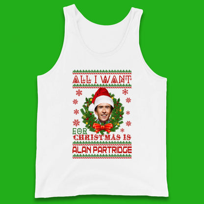 Want Alan Partridge For Christmas Tank Top