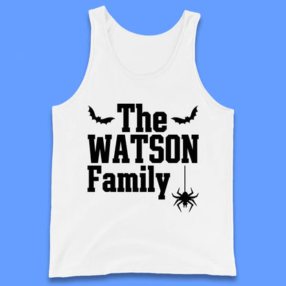 Personalised Halloween Family Your Name Horror Scary Spooky Matching Costume Tank Top