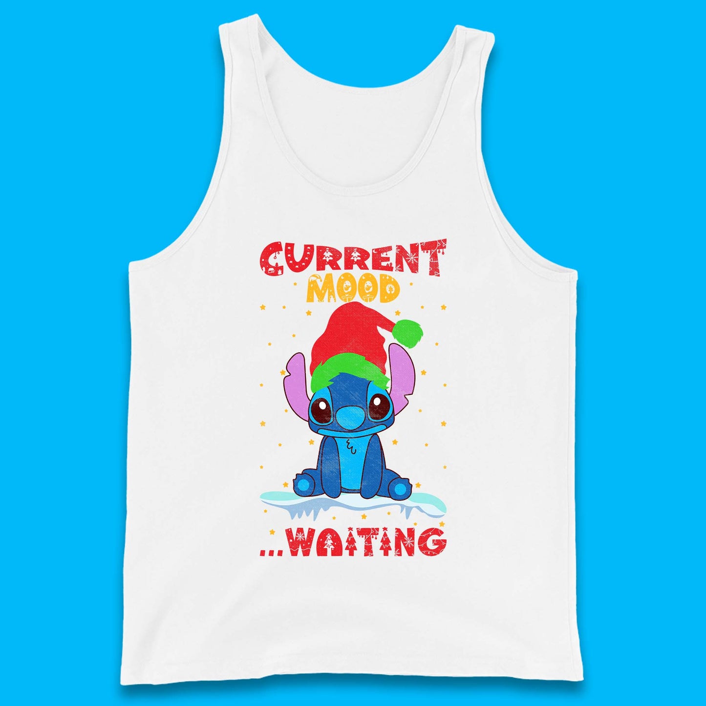 Current Mood Stitch Christmas Tank Top