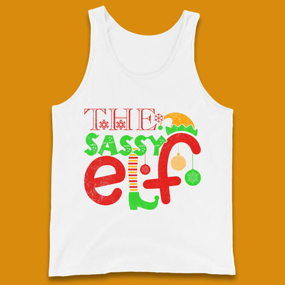 The Sassy Elf Christmas Tank Top