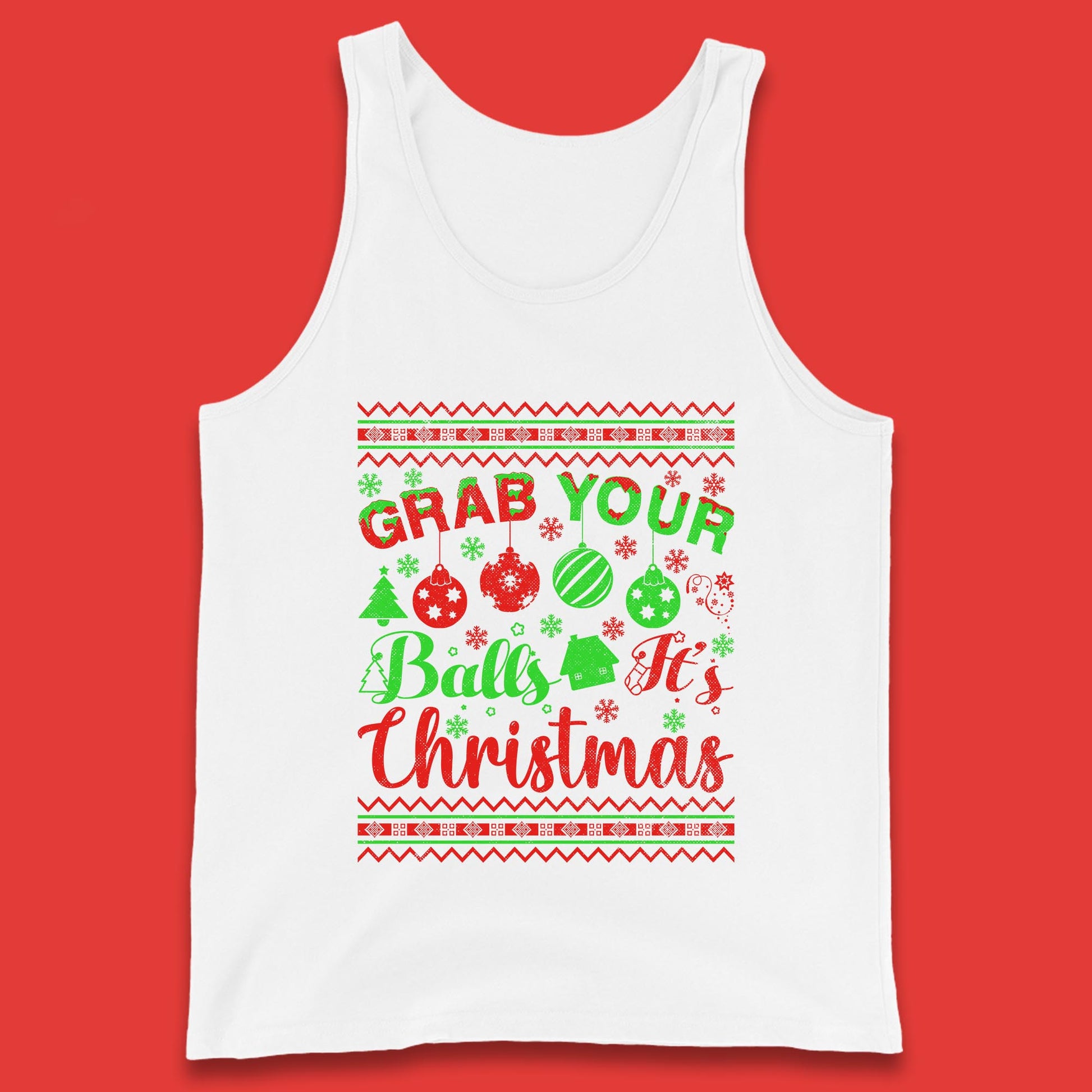 christmas ornament tank top