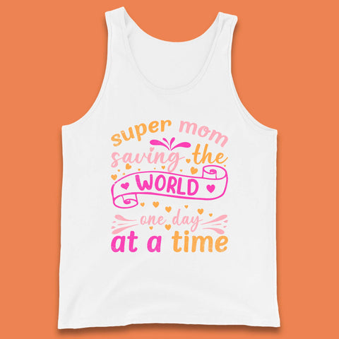 Super Mom Saving The World Tank Top