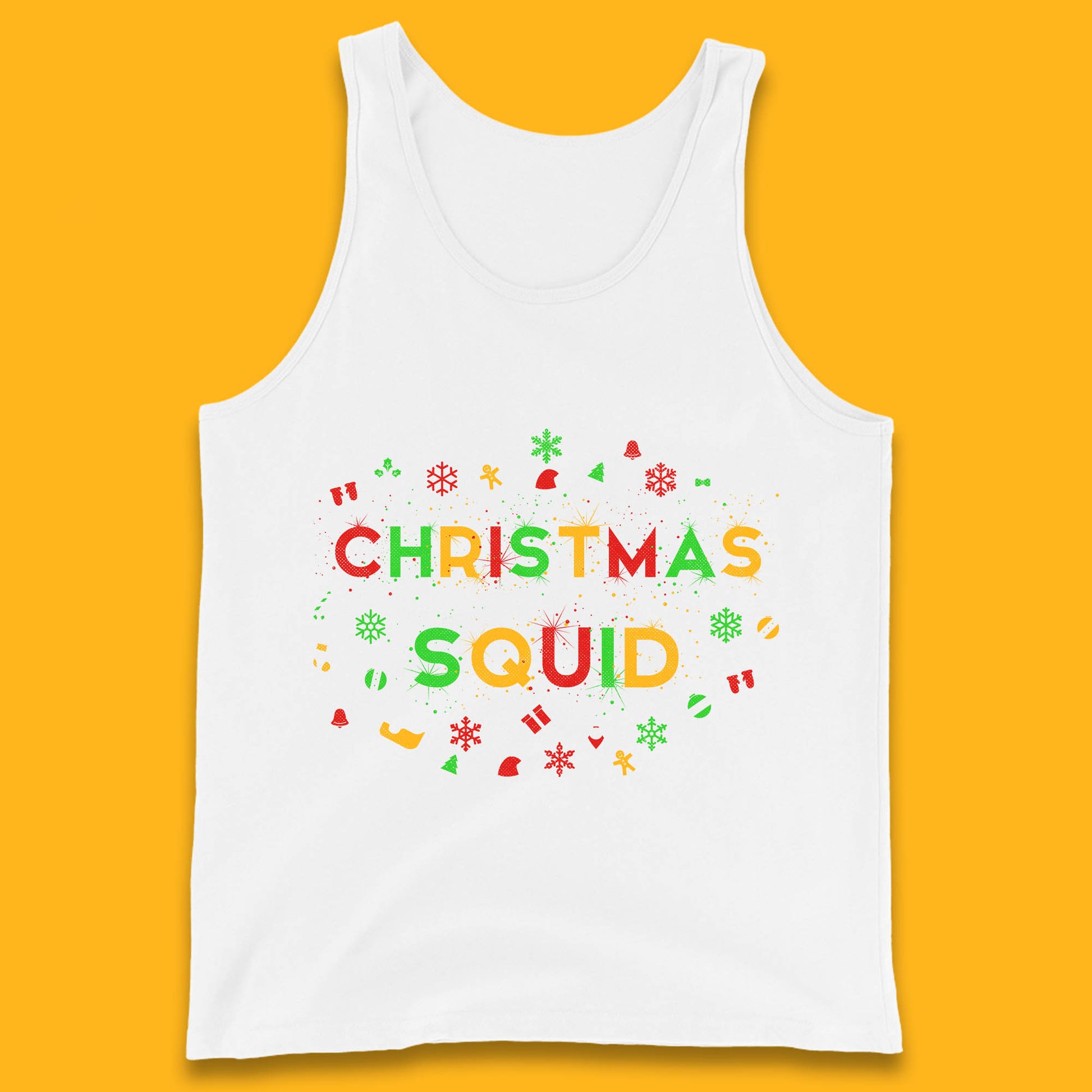 christmas squad matching tank top