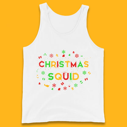 christmas squad matching tank top