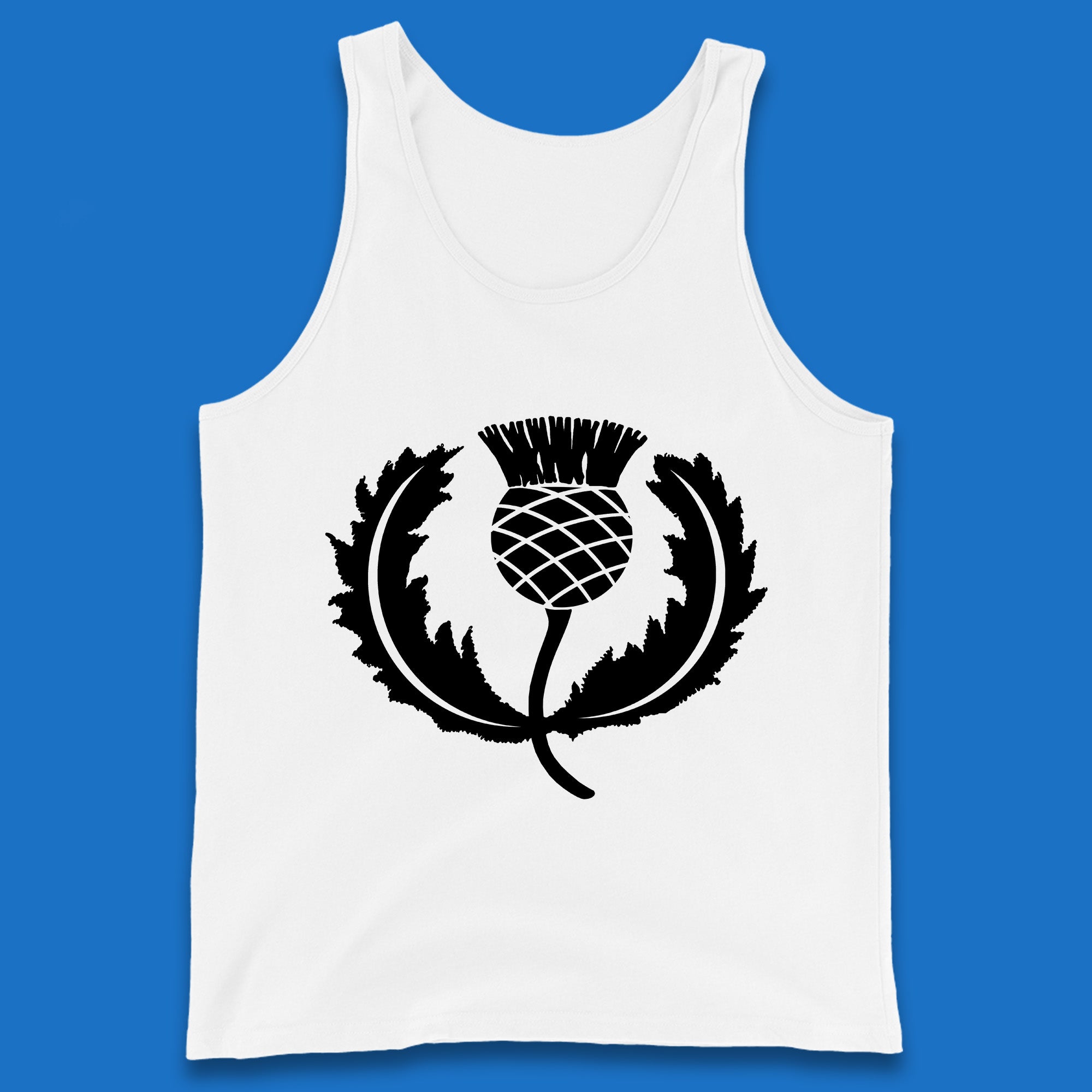 Vintage Scotland Rugby Retro Style Scotland National Rugby Union Team Scottish Rugby Union Tank Top