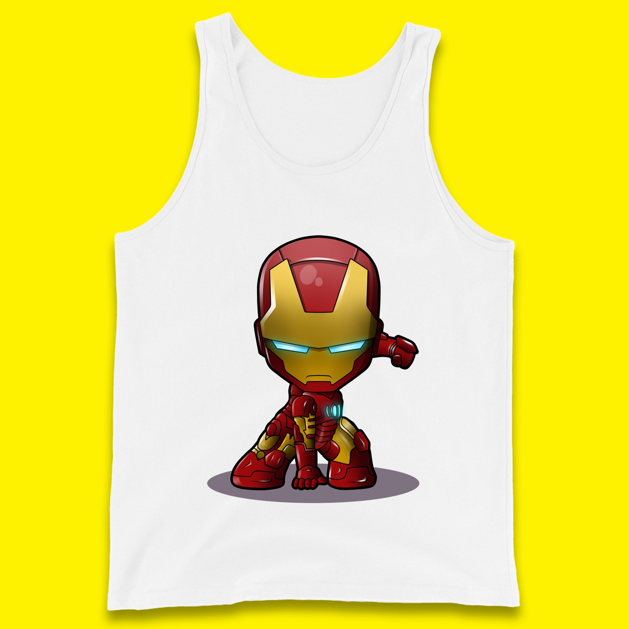 Marvel Avenger Iron Man Movie Character Ironman Costume Superhero Marvel Comics Tank Top