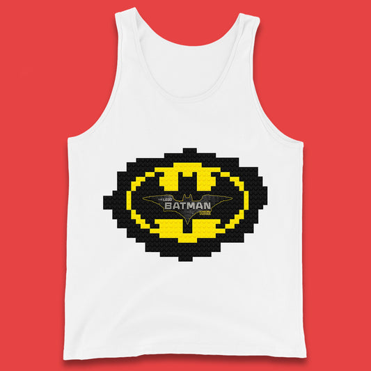 The Lego Batman Movie Superhero Building Bricks Block DC Comics Batman Master Builder Animated Superhero Comedy Film Tank Top