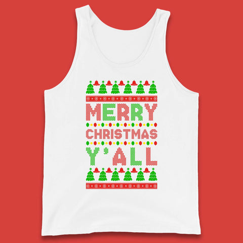 Merry Christmas Y'All Tank Top