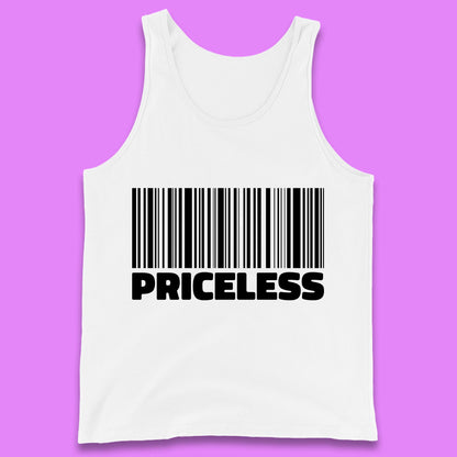 Scan For Priceless Barcode Funny Label Inspirational Empowerment Tank Top