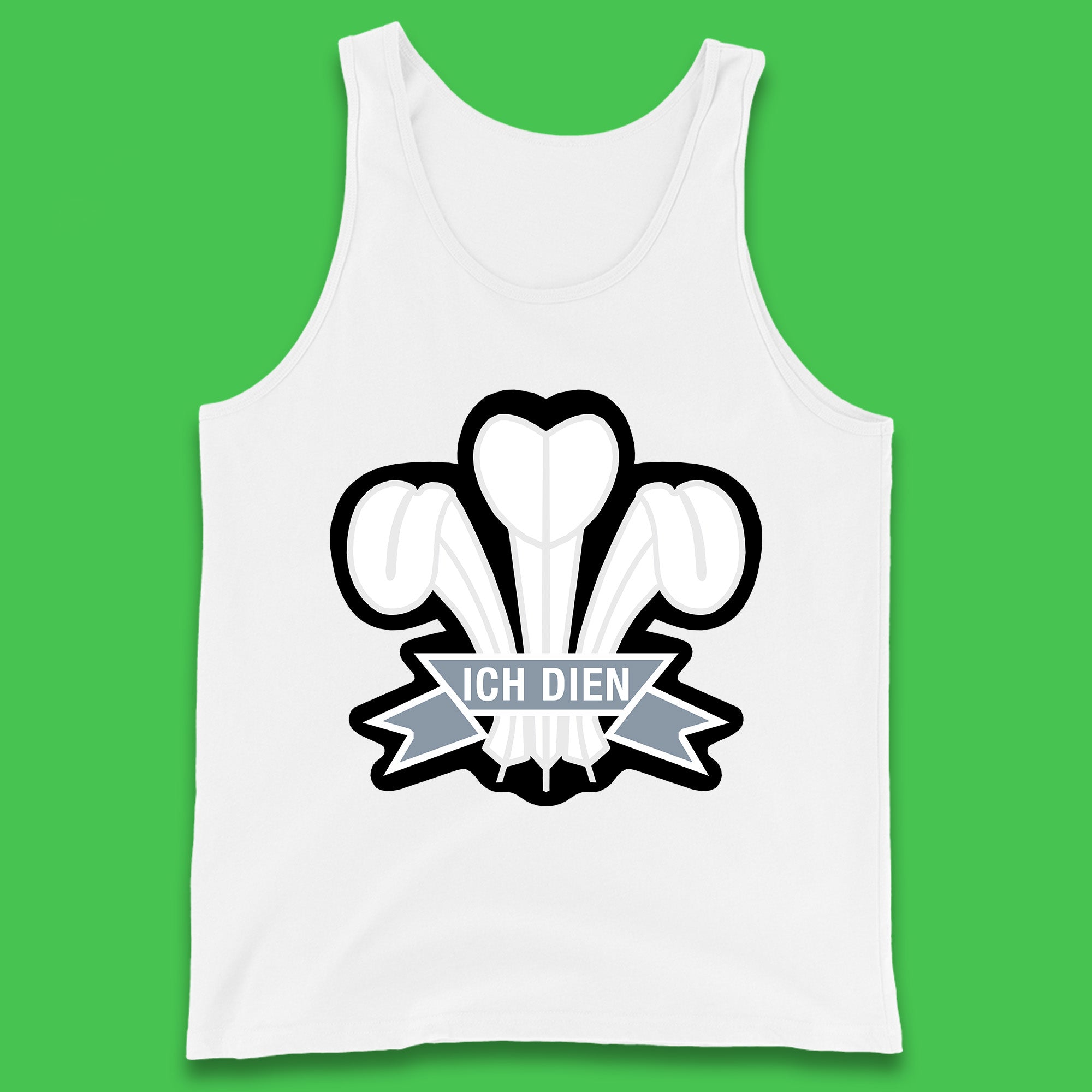 Vintage Wales Rugby Retro Style Wales National Rugby Union Team Welsh Rugby Union Tank Top