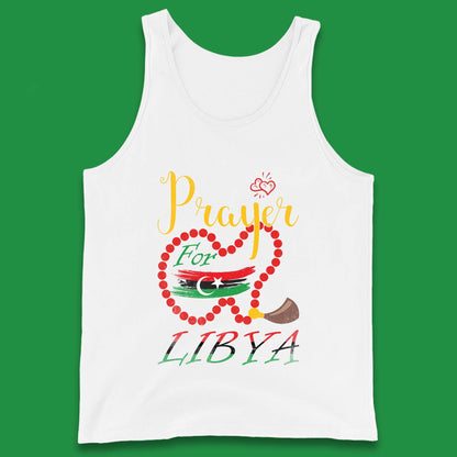 Prayer For Libya Help Libya Flood Solidarity Stand With Libya Tank Top