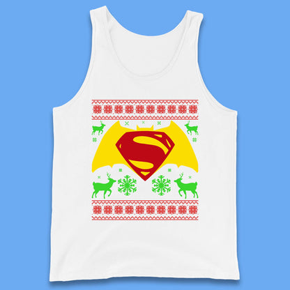 Batman V Superman Christmas Tank Top